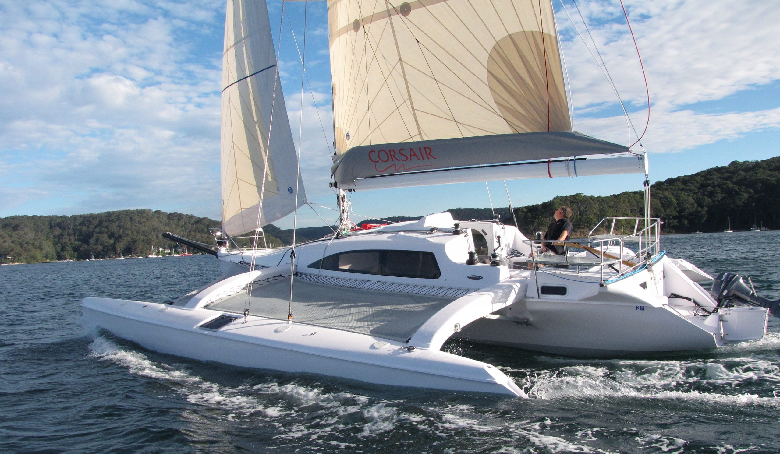 is the corsair 37 trimaran trailerable